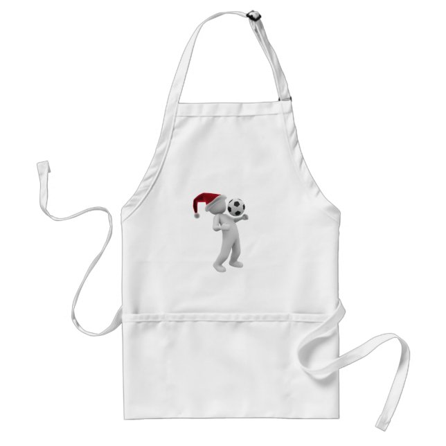soccer christmas standard apron (Front)
