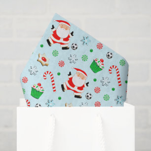 Soccer Christmas Tissue Paper