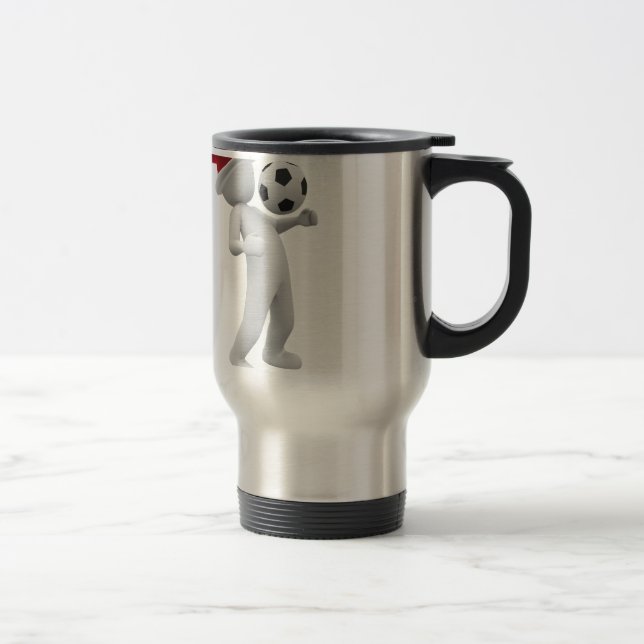 soccer christmas travel mug (Right)