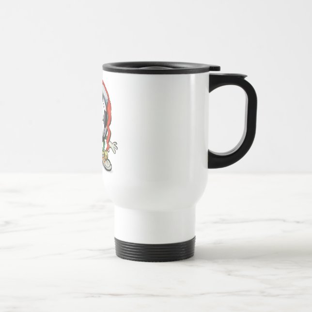 Soccer Christmas Travel Mug (Right)