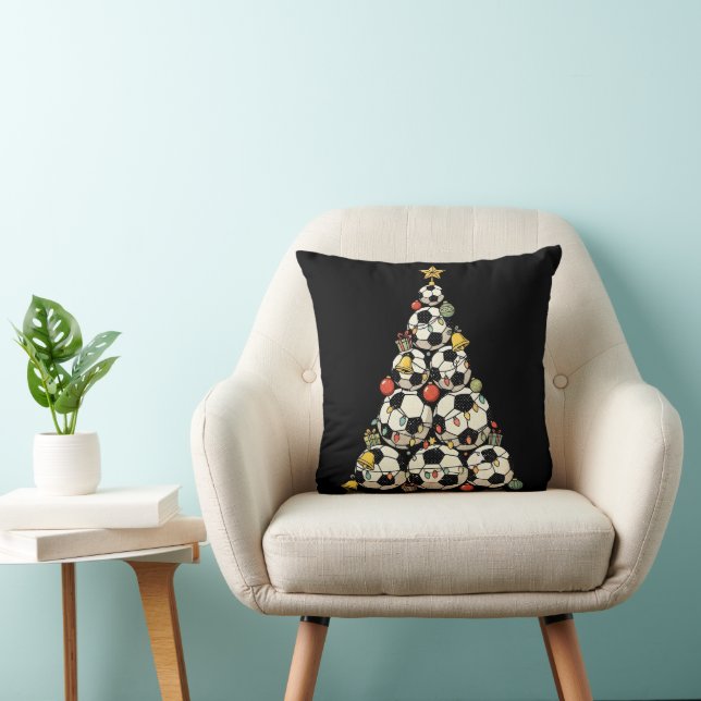 Soccer Christmas Tree Cushion (Chair)