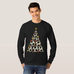 Soccer Christmas Tree T-Shirt
