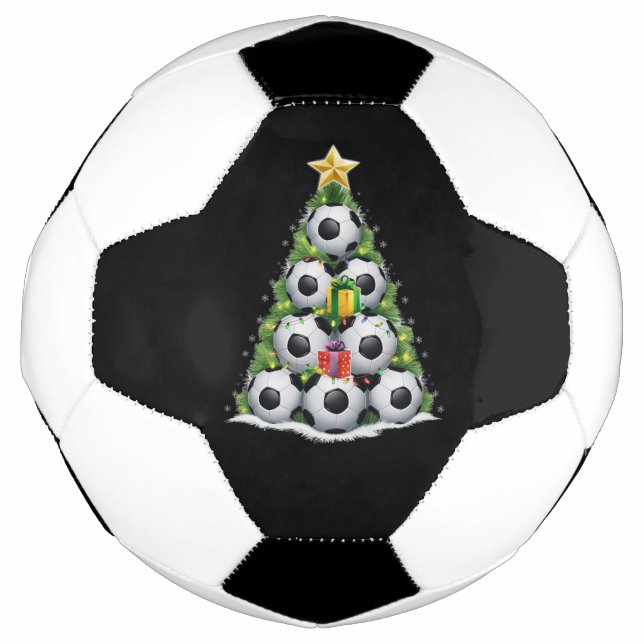Soccer Christmas Tree Xmas Player Boys  Ball (Front)