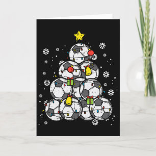 Soccer Christmas Tree Xmas Player Boys Girls Men W Card