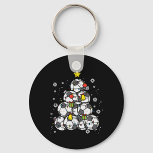 Soccer Christmas Tree Xmas Player Boys Girls Men W Key Ring