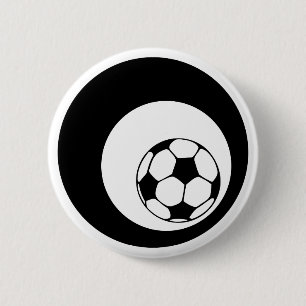 soccer. cicles. 6 cm round badge