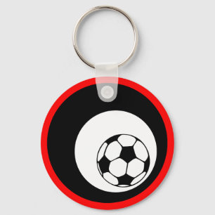 soccer. cicles. key ring