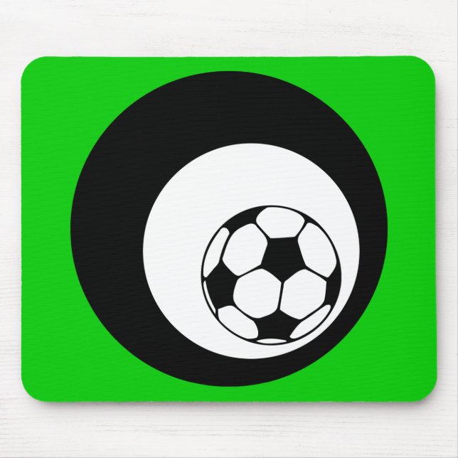 soccer : circles : mouse pad (Front)