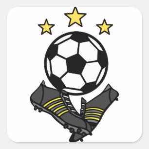 Soccer Cleats Square Sticker