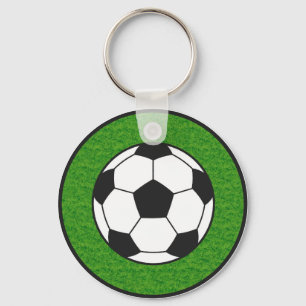 Soccer Club Dynamic Ball Keychain