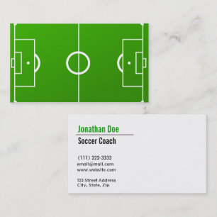 Soccer Coach Business Card