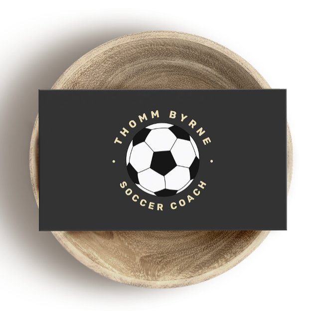 Soccer Coach  Business Card (Creator Uploaded)
