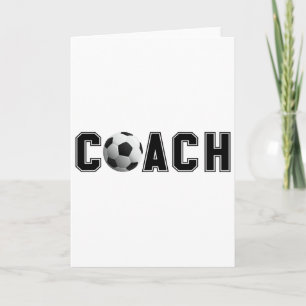 Soccer Coach Card
