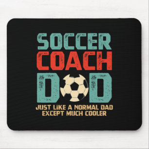 Soccer Coach Dad Fathers Day Gift Mouse Pad