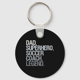 Soccer Coach Dad Key Ring