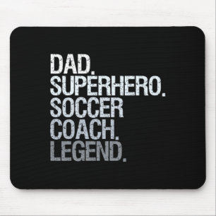 Soccer Coach Dad T Shirt Mouse Pad