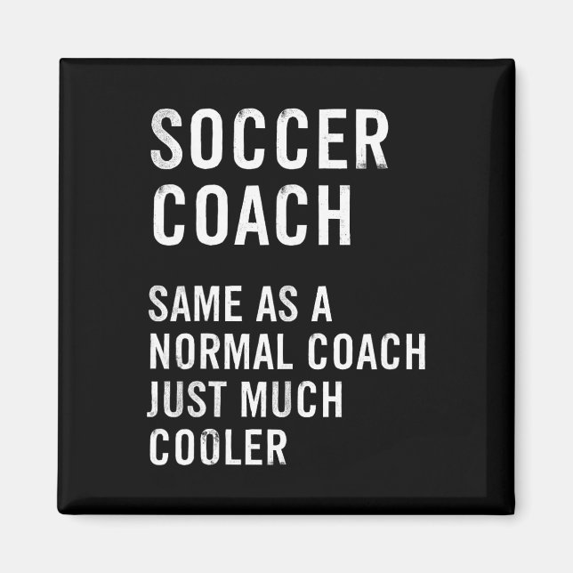 Soccer Coach Definition Funny  Magnet (Front)