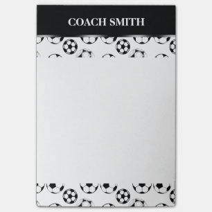 Soccer coach football PERSONALIZE Post-it Notes