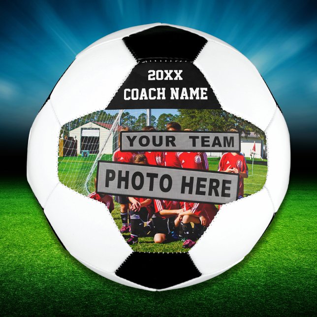 Soccer Coach Gifts TEAM PHOTO and Coach NAME Soccer Ball (Personalized Soccer Ball. Soccer Coach Gift Ideas. Gifts for Soccer Coaches. Soccer Coach Gifts.)