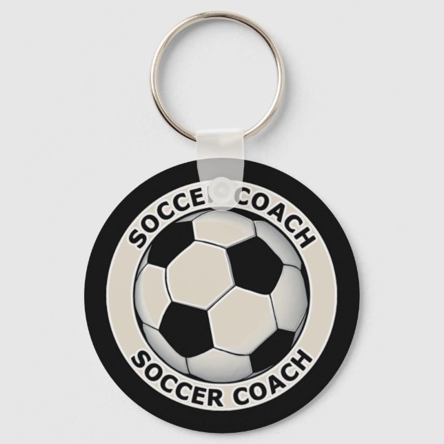 Soccer Coach Key Ring (Front)