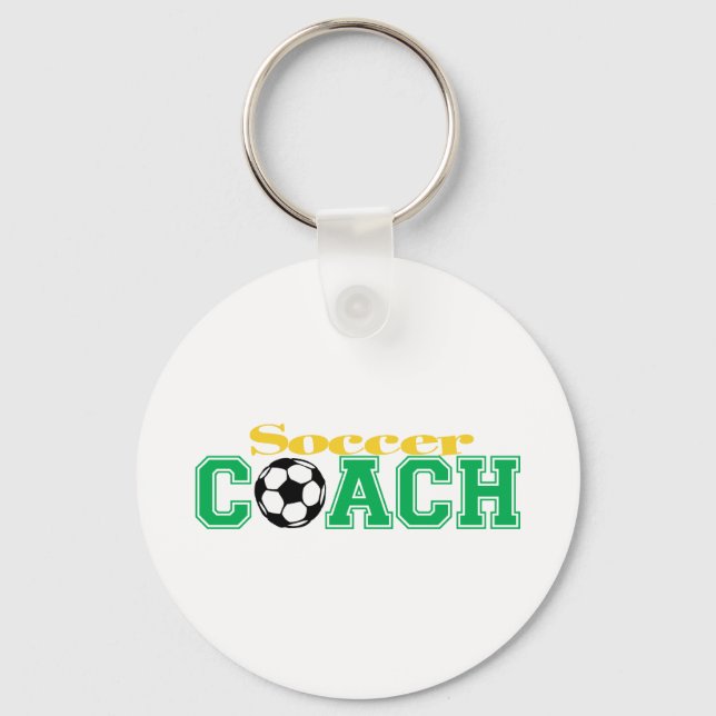 Soccer Coach Key Ring (Front)