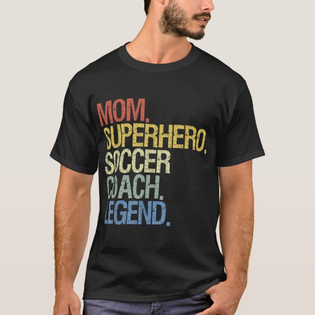 Soccer coach mum T-Shirt (Front)
