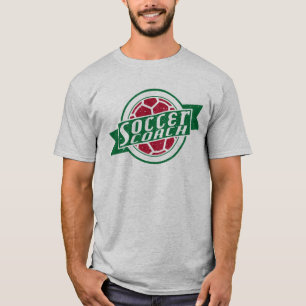 Soccer Coach Name & Number Back Print T-Shirt