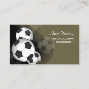 Soccer coach or soccer moms calling cards
