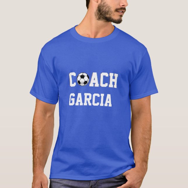 Soccer Coach Personalised T-Shirt (Front)