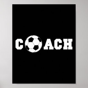 Soccer Coach S - Coaching Staff Shirt Tees  Poster