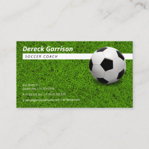 Soccer Coach Sport Business Card