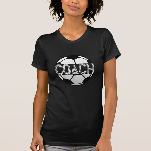 Soccer Coach T-Shirt Great Sports Coaching (Front)