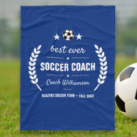 Soccer Coach Thank You Gift From Team Personalised