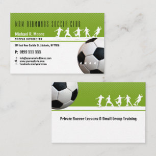 Soccer Coach Trainer   Sports Gifts Business Card