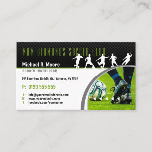 Soccer Coach Trainer Sports Gifts Business Card