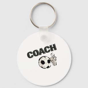 Soccer Coach (Whistle/Ball) Key Ring