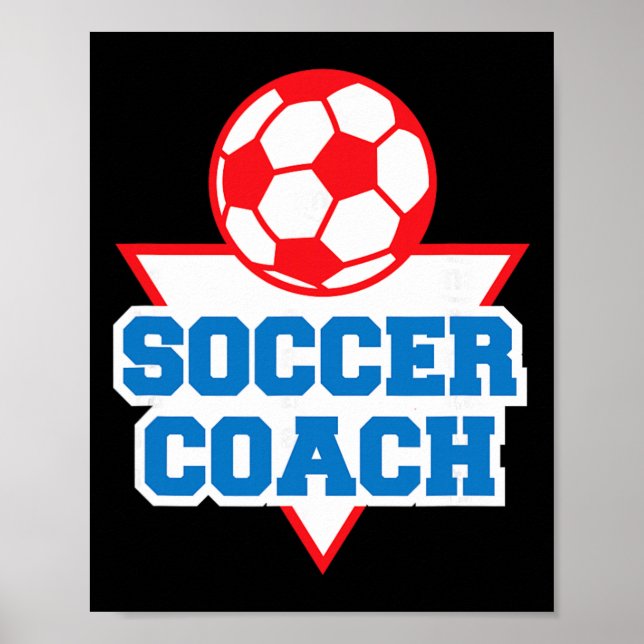Soccer Coaching Appreciation  Poster (Front)