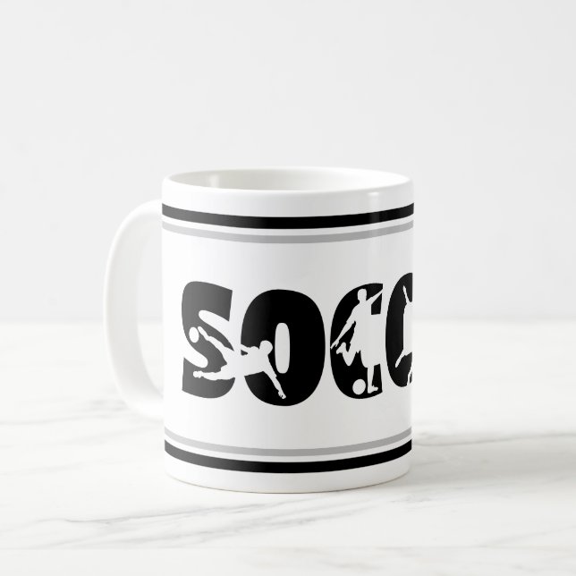 Soccer Coffee Mug (Front Left)
