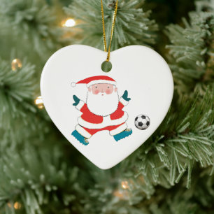 Soccer Collectable Ceramic Tree Decoration