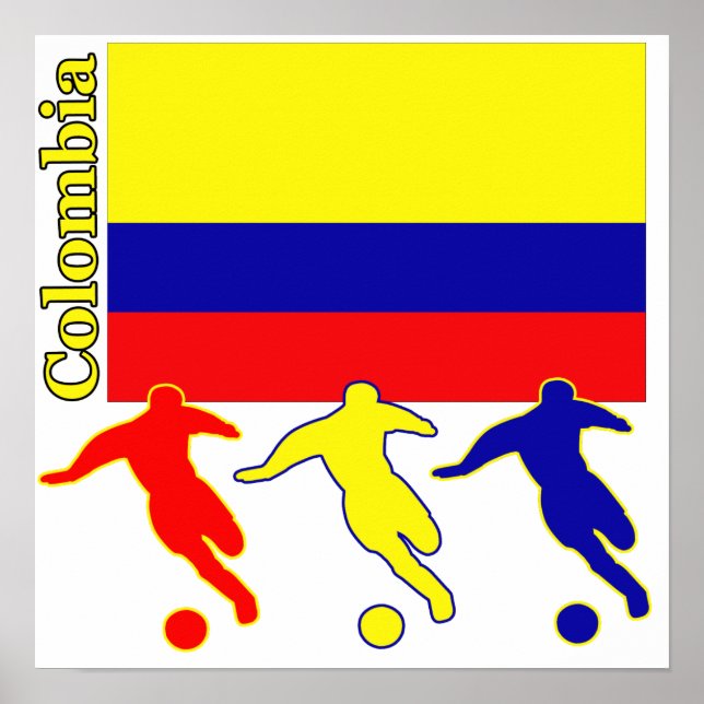 Soccer Colombia Poster (Front)
