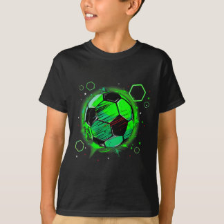Soccer Colorful Soccer Ll  T-Shirt