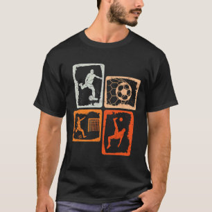 Soccer Coloured Retro T-Shirt