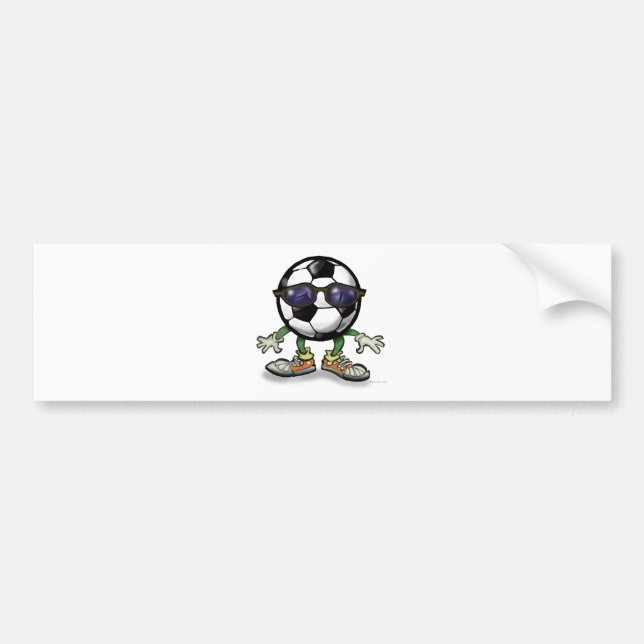 Soccer Cool Bumper Sticker (Front)
