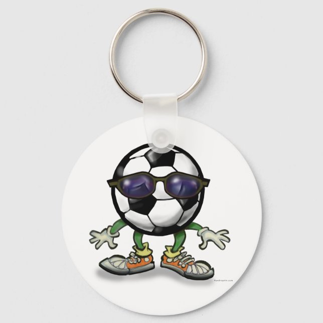 Soccer Cool Key Ring (Front)