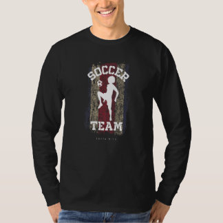 Soccer Costa Rica Flag Football Womens Soccer Girl T-Shirt