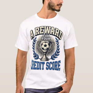 Soccer Credit Score Vintage Trophy T-Shirt