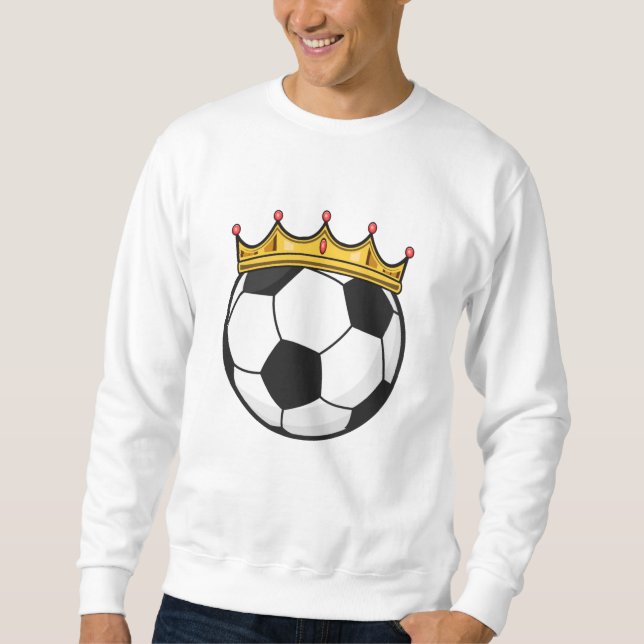 Soccer Crown Queen Sweatshirt (Front)