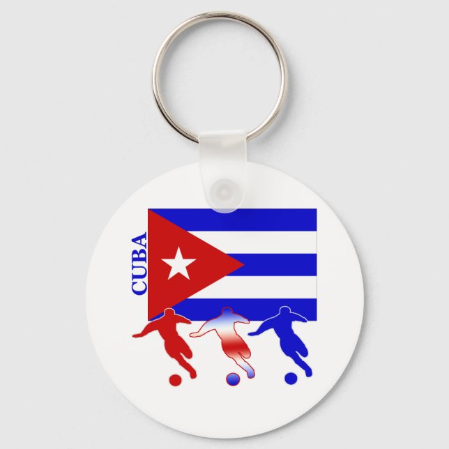 Soccer Cuba Key Ring (Front)