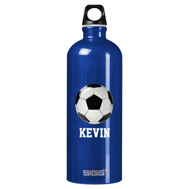 Soccer Custom Water Bottle (Front)