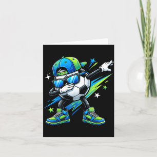 Soccer Dabbing Srts Cool Boys Girls Game Day Srt  Card